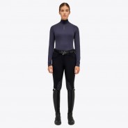 Maglia donna zip manica...