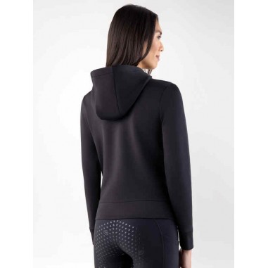 Felpa donna tech con cappuccio Equiline