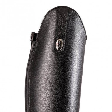 Stivali in pelle grain con inserto...